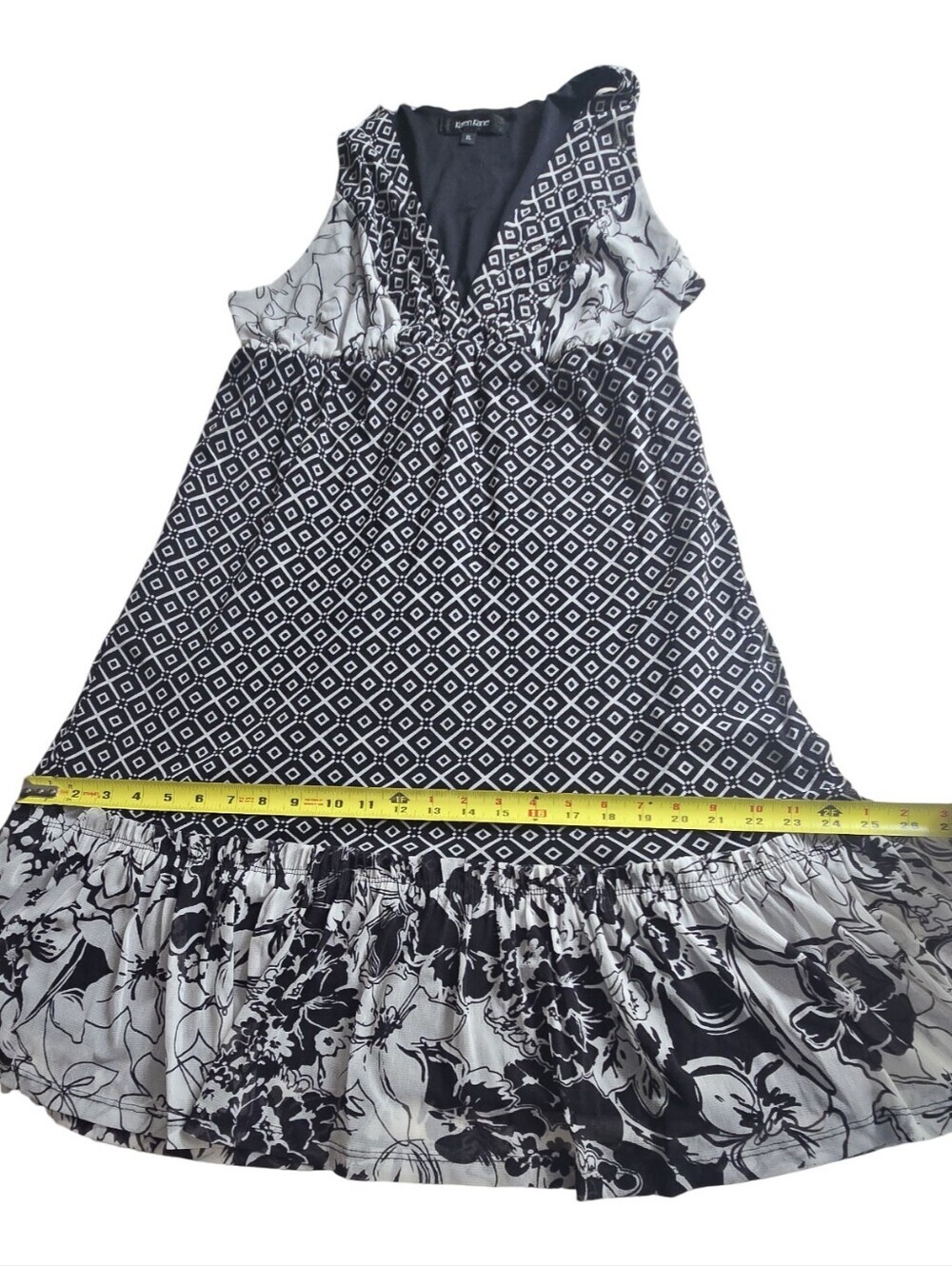 Karen Kane Floral Whimsgoth Coastal Cowgirl Fairy Festival Ruffle Sundress - Picture 8 of 8